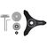 Bosch 3T Brushcutter Blade Set Zubehör für Akku-Freischneider