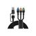 onit USB-Multi-Kabel 2.0M 100W USB 2.0 / A+C zu C+L+M / schwarz