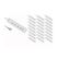 FURBER.power, Steckdosenleiste 4 x T13, USB 10A/250V, H05VV-F 3G1.00, grau-weiss