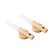 FTM Wandleuchte magnetisch Holz hellbraun 2Stk, Batterie, Holz