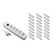 Furber. F.power Steckdosenleiste 5xT13 KIT25 230V, H05VV-F 3G1.00, OS, weiss (5/25)