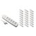 Furber. F.power Steckdosenleiste 5xT13 KIT25 230V, H05VV-F 3G1.00, MS, weiss (5/25)