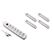 Furber. F.power Steckdosenleiste 6xT13 KIT5 230V, H05VV-F 3G1.00, OS, weiss (5/25)