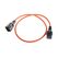 ACT IECLock Netzkabel 3.0m orange IECLock C19 - C20, 3x1.5mm2, H05VV-F