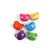 Kikkerland Verschlussclips Monster 6er Set L:22,5cm x B:9.5cm x H:3.2cm, 6er Set