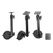 Brodit 202012 Halterung Passive Halterung Handy/Smartphone, Tablet/UMPC Schwarz