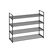 Songmics Schuhgestell, 4 Ablagen 92x30x74 cm (BxTxH), Stahl, Kunststoff