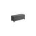 Songmics Truhe zum Sitzen mit Klappdeckel 110x40x40 cm (BxTxH), MDF, Textilien