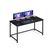 Vasagle Bürotisch schwarz mit Platte 120x60cm