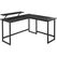 Vasagle Bürotisch schwarz Ecktisch 120x119cm