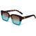 OKKIA Sonnenbrille ELBA CLASSIC HAVANA - Blue Lens