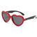 OKKIA Kindersonnenbrille HEART 6-10 Jahre BLACK / RED