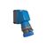 Steffen Palazzoli CEE Rotor 65° Wand-Steckd 16/3, 2LPE, 230V, 6h, IP66/67/69 vernickelt
