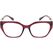 SMARTY Lesebrille Dische Stärke +1.50, Transp. Burgundy
