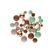 Backshop Simply Making Bubbles Einstecker Set 32 Stk, Erdtöne