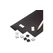 Berec Magnetplättchen 1x1cm, 100 Stk selbstklebend, Haftkraft: >= 42 g/cm²