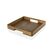 AdHoc Serviertablett SERVE SQUARE ST22 Akazienholz, 40 x 40 cm x H 5 cm