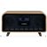 Thomson Radiowecker RT850DABBT blk/wood Schwarz/Holz, Bluetooth, DAB