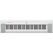 Yamaha NP-15WH Portable Keyboard, 61 Keys, weiss
