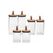 COCON Vorratsdose eckig 1400, 1000, 600 KIT Glas, Deckel Akazie