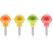 Lékué Glaceform 4er Set Mixed Farben