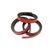 supermagnete Supermagnet Magnetband rot Breite: 10mm, Länge: 1m