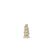 Broste Copenhagen BC Shelly Kerzenhalter White Cream, Reaktiv glasierte Keramik