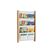 Relaxdays Kinder-Bücherregal 4 Taschen