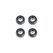 Adam Hall Hardware Gummifuss 4900 M4 AH rund 25 x 11 mm im Beutel