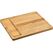 Kesper Schneidebrett Eiche mit Vertiefung Grösse: 45 x 36 x 2 cm