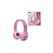 Lexibook 3D Rosa Strass Design Bluetooth Kopfhörer faltbar