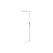 OFFICE FOCUS Stehleuchte LYS13000/100W weis weiss, 13000lm, dimmbar mit Sensor