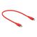 DeLOCK Daten- und Ladekabel USB Type-C zu Lightning für iPhone, iPad und iPod rot 0,5 m MFi, Länge: 0,5 m