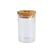 pandoo Vorratsglas für Gewürze, 160ml Glas, Bambus