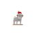 Holly & Jolly H&J Aufsteller Mops, 27 cm Holz, Textil