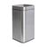 MAUL 9502594 Abfallbehälter Rechteckig Edelstahl Schwarz, Silber