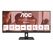 AOC U34E2M Computerbildschirm 86,4 cm (34") 3440 x 1440 Pixel Wide Quad HD Schwarz