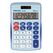 MAUL MJ 450 Taschenrechner Tasche Display-Rechner Blau, Farbe: Blau