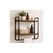 Relaxdays Wandregal mit Handtuchhalter