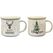 Dameco Tassen Hirsch & Tanne, 2er Set