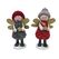 dameco 82442 Dekorative Statue & Figur Rot, Grau