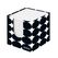 Herlitz Just Black Zettelkasten 700 Blatt 9x9x9 cm