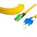 Lightwin High Quality Duplex LWL Patchkabel, SM, LSH/APC - SC, Länge: 5 m