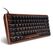 Sharkoon 100068081 Tastatur Haus USB QWERTZ Deutsch Schwarz, Holz