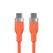Targus HyperJuice Flex USB Kabel USB 2.0 1,5 m USB C 0,48 Gbit/s 60 W Orange