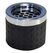 APS-Germany 00564 Aschenbecher Rund Metall, Chrom, Glas