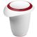 Westmark Quirltopf mit zweigeteiltem Deckel, 1 l, rot
