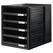 HAN Schrank-Set Polystyrol Schwarz