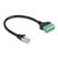 DeLOCK RJ45 Kabel Cat.6 Stecker zu Terminalblock Adapter 30 cm 2-teilig