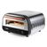 Domo DO9289PZ Pizzamacher/Ofen 1 Pizza/Pizzen 1700 W Edelstahl, Schwarz